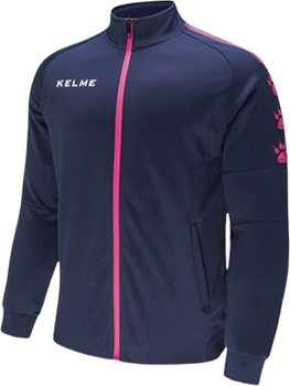 Олимпийка (мастерка) Kelme Training Jacket темно-сине-розовая 5XL 3881324.9420