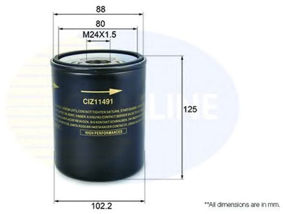 Оливний фільтр Comline Mazda, Mitsubishi, Opel, Suzuki, Vauxhall (аналог WL7178/OC326) (CIZ11491)