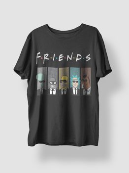 Футболка Friends (Друзі) арт PG04664 goodreclama M Чорний