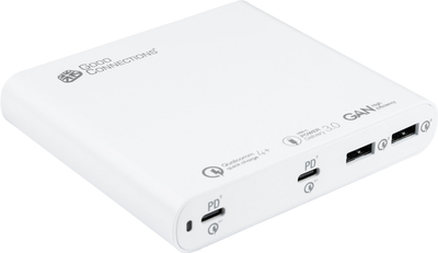 Ładowarka sieciowa Good Connections 2 x USB-C/2 x USB-A 120W White (PCA-D001W)