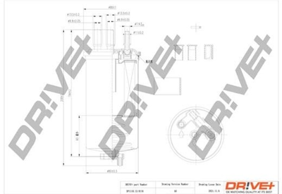 Топливный фильтр Drive+ Dacia Diesel 1.5 DCI 05- (DP1110.13.0116)