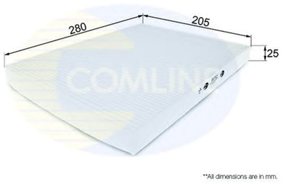 Фильтр салона Comline (аналог WP6810/LA31) Audi, Seat, Skoda, Volkswagen (EKF112)