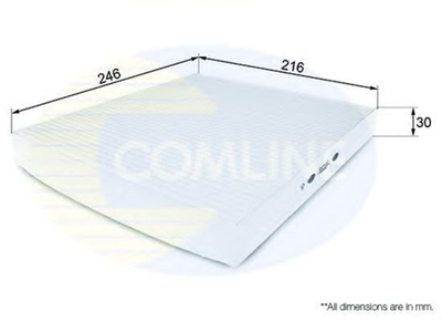Фильтр салона Comline (аналог WP9036/LA120) Audi, Seat, Skoda, Volkswagen (EKF122)