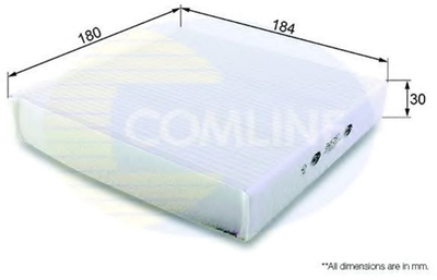 Фильтр салона Comline (аналог WP9314) Daihatsu, Fiat, Subaru, Suzuki, Toyota (EKF257)