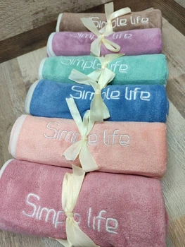 Комплект кухонних рушників мікрофібра 6 шт 35х70 см Simple life (П4К-mur-kuhnya-005-03)