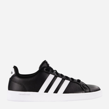 Tenisówki męskie skórzane adidas CF Advantage B74264 42 Czarny/Biały (4057289053254)