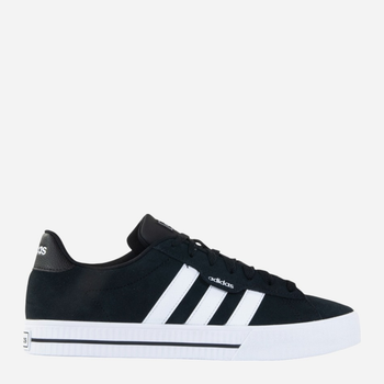 Tenisówki męskie zamszowe adidas Daily 3.0 FW7439 47.5 Czarne (4062059934053)