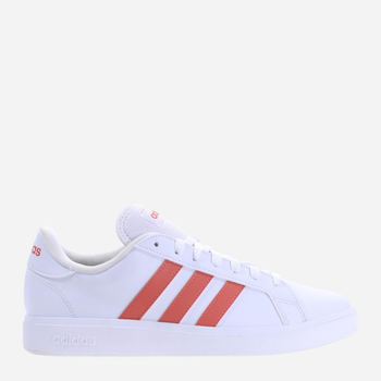 Tenisówki męskie z eko skóry adidas Grand Court Base 2.0 ID3021 40 Biały/Różowy (4066765324771)