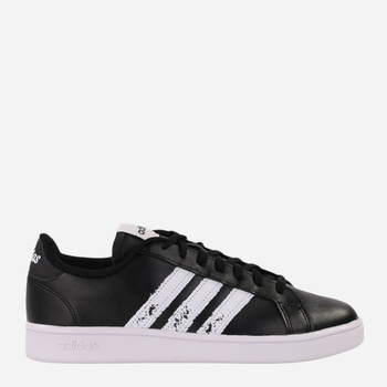 Tenisówki męskie z eko skóry adidas Grand Court Beyond GX5755 40.5 Czarny/Biały (4065418173346)