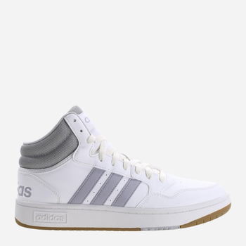 Чоловічі снікери adidas Hoops 3.0 Mid IG5568 46.5 Білі (4066756236434)