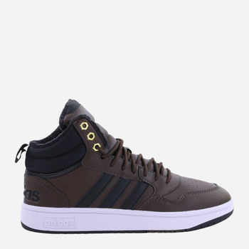 Чоловічі зимові снікери adidas Hoops 3.0 Mid WTR GZ6680 41.5 Коричневі (4065426095050)