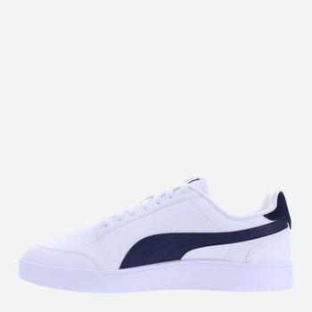 Tenisówki męskie z eko skóry Puma Shuffle 309668-24 40.5 Biały/Ciemnoniebieski (4065452569099)