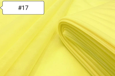 Ткань Фатин Лимонный №17