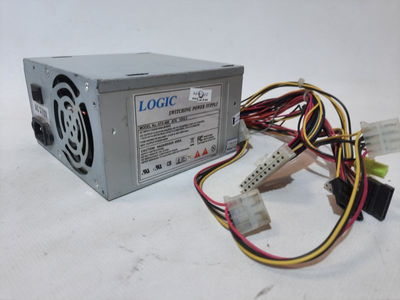 Блок питания 400 Вт Logic, 24+4 pin, питание видеокарты - Нет, 80 мм, ATX, ATX-400 Б/У
