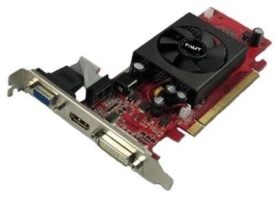 Видеокарта Palit GeForce 8400 GS (512 МБ, GDDR2, 64 бит, 450/800 МГц, VGA, DVI, NE2G84S00856-2186 Б/У