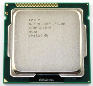 Процессор s1155 Intel Core i7-2600, 3,4-3,8 МГц, 4-8 core, Intel HD Graphics 2000, 95W Б/У