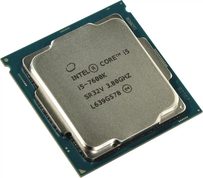 Процессор Intel Core i5-7600K (s1151/4x3.8GHz/8GT/s/6MB/91Вт/BX80677I57600K) Б/У