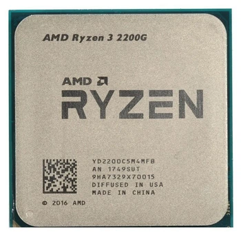 Процессор AMD Ryzen 3 2200G (sAM4/4x3.5-3.7 GHz/14нм/65 Вт/YD2200C5M4MFB) Б/У
