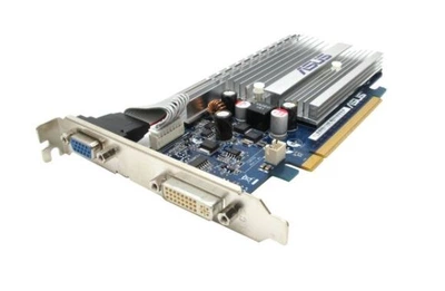 Видеокарта Asus GeForce 8400 GS, 512 МБ, GDDR2, 64 бит, 567/800 МГц, DVI, VGA Б/У