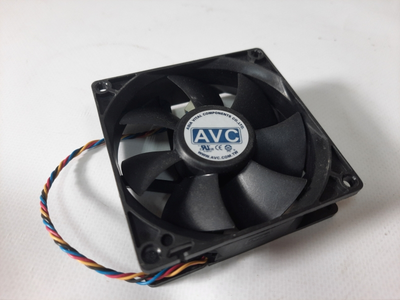 Вентилятор AVC DL08025R12U (80x80x25, 4pin, 12v 0.50a) Б/В