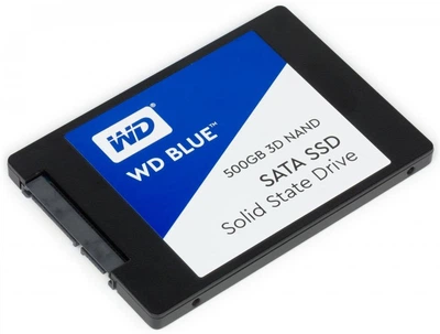 SSD накопитель 500 ГБ Western Digital (2.5", 3D NAND (TLC), SATAIII, WDS500G2B0A) Б/У