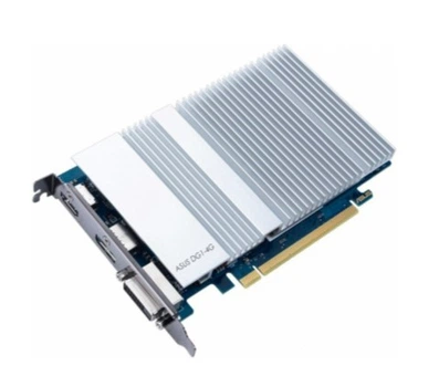 Видеокарта ASUS Intel DG1 (4 ГБ, GDDR4, 128 бит, 1500/4266 МГц, DVI, HDMI, DPort, DG1-4G-SI Б/У