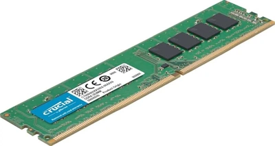 Оперативная память 8 ГБ, DDR4, для ПК, Crucial (3200 МГц, 1.2 В, CL22, CT8G4DFRA32A.M8FR) Б/У