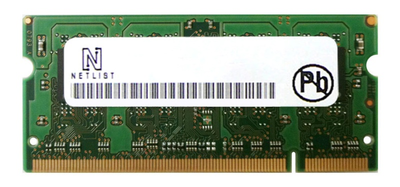 Оперативная память 2 ГБ, DDR2, для ноутбуков, Netlist (667 МГц, 1.8 В, CL5, NL8256421207F-D53MHC) Б/У