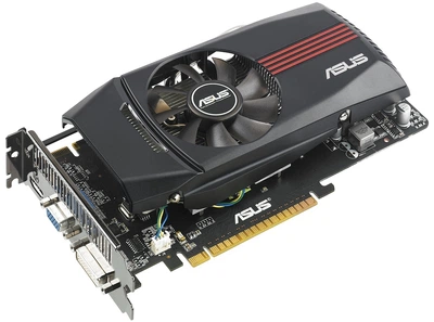 Видеокарта ASUS GeForce GTX 550 Ti (1 ГБ, GDDR5, 192 бит, 910/4104 МГц, VGA, DVI, HDMI, ENGTX550 Б/У