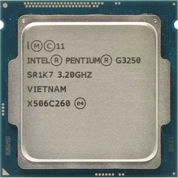 Процессор s1150 Intel Pentium Dual-Core G3250, 3,2-3,2 МГц, 2-2 core, Intel HD Graphics, 53W Б/У