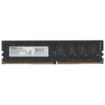 Оперативная память 4 ГБ, DDR4, для ПК, Radeon (2133 МГц, 1.2 В, CL15, R744G2133U1S-U) Б/У