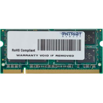 Оперативная память 4 ГБ, DDR2, для ноутбуков, Patriot (800 МГц, 1.8 В, CL6, PSD28G800SK) Б/У
