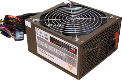 Блок питания 450 Вт Golden Field, 24+4 pin, питание видеокарты – 2x6pin, 120 мм, ATX, ATX-SH500 Б/У