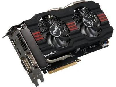 Видеокарта ASUS GeForce GTX 660 (2 ГБ, GDDR5, 192 бит, 980/6008 МГц, 2 x DVI, HDMI, DPort)