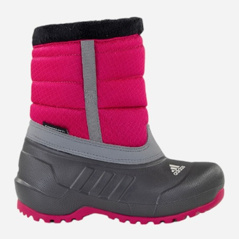 Śniegowce dziecięce dla dziewczynki ocieplane adidas Winterfun Girl V22341 33 Różowe (4051941733973)