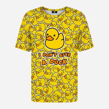 Футболка чоловіча Mr. Gugu & Miss Go I Don'T Give A Duck Tsh2322 XS Жовта (5903845342050)