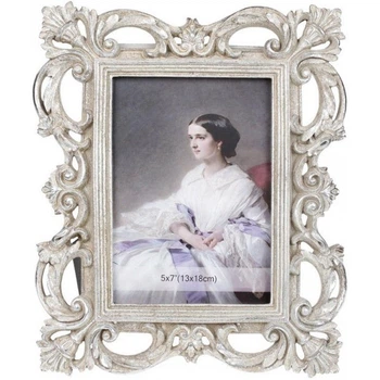 Фоторамка Shabby Chic «Antique Silver» для фото 12х17см, полістоун (212727)