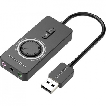 Звуковая плата Vention Audio USB 3х3,5mm jack 0.15m Volume Control (CDRBB) (212602)