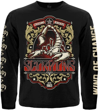 Футболка з довгим рукавом Rockway Scorpions "Wind Of Change" Чорний, Розмір XL
