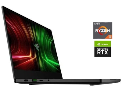 Ігровий ноутбук Razer Blade 14 RZ09-0427 / 14" (2560x1440) IPS / AMD Ryzen 9 6900HX (8 (16) ядер по 3.3 - 4.9 GHz) / 16 GB DDR5 / 1000 GB SSD / nVidia GeForce RTX 3070 Ti, 8 GB GDDR6, 256-bit / WebCam б/в