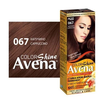 Cтойкая крем-краска для волос Acme Color Avena Shine Color 067 Капучино 133 мл