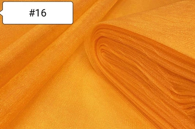Ткань Фатин Оранжевый №16