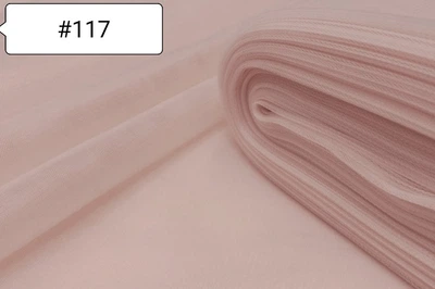Тканина Фатин Світло Рожевий №117