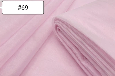 Ткань Фатин Светло Розовый №69