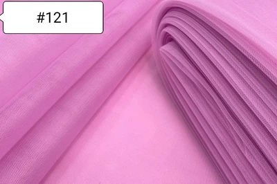 Тканина Фатин Рожево Бузковий №121
