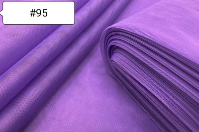 Тканина Фатин Темно Бузковий №95