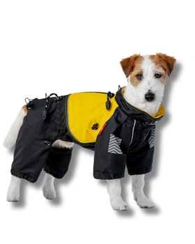 Одежда для собак дождевик "JUMP TOY". SKU 00641. Размер XL. Your Stylish Hunter. Комбинезон дождевик для собак мелких пород.