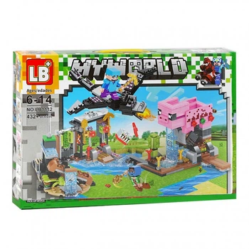 Детский конструктор Minecraft My World LB-1112 "Дракон Ендера" 432 деталей