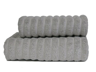 Полотенце банное махровое Line Cotton 70*140 3666_d_122_svitlo_sirijj Parisa