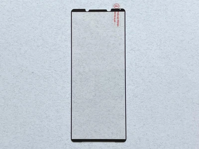 Защитное стекло для Sony Xperia 1 Mark IV с чёрной рамкой, с полной поклейкой по всей площади и индексом твердости 9H